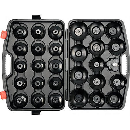 YT-0596 Set Chei Tubulare Pentru Filtru Ulei, 30 Buc