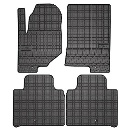 Set covorase cauciuc Rubber mats 4 pcs BASIC front rear rubber set colour neagra fits SSANGYONG REXTON 0717 SUV FROGUM MMT A040 401914