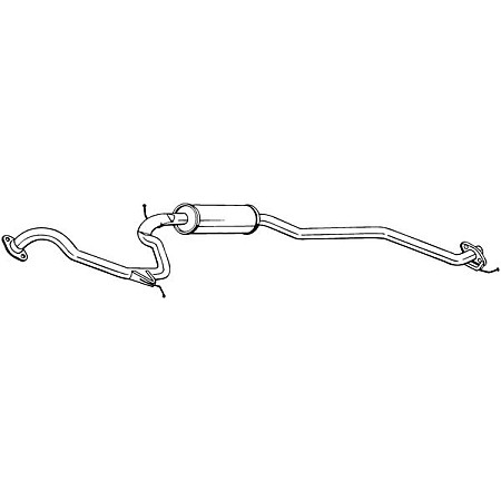 Toba esapamet intermediara Sistem de evacuare a amortizorului HONDA CIVIC VIII 1.8 09.05- BOSAL BOS290-011