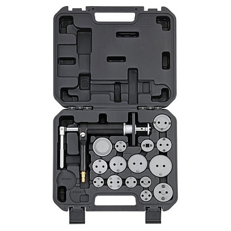 Unelte speciale service sistem de frinare SONIC Pneumatyczny zestaw do obslugi tloczkow hamulcowych 16 szt SONIC 801016