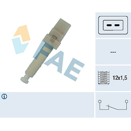 Comutator lumini frana Intrerupator frana AUDI 100 C3 08.82-11.90 FAE FAE24320