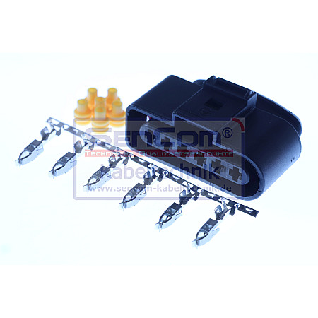 Cablu electric Wire plug number of pins: 6 AUDI A3 A5 A6 ALLROAD C7 A6 C7 A7 A8 D3 Q5 SEAT ALHAMBRA SKODA OCTAVIA III VW CADDY III CADDY III/MINIVAN JETTA III JETTA IV NEW BEETLE 08.96- SENCOM SENCS-20611