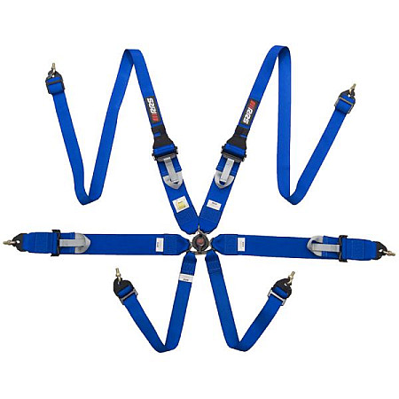 Centura de siguranta Interior accessories 6-point 3-inch belts colour: blue fIA Certification Aluminium Ultralight RRS RRS0071NIE/2022
