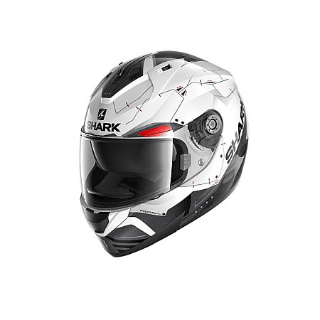 Cati integrale Casca casca cu fata intreaga SHARK RIDILL 1.2 MECCA culoare alb/negru marime XS SHARK HE0537E-WKR-XS