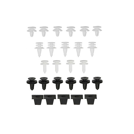 Set montaj, usa Set de cleme aplicatie: garnituri pentru usi  FORD FIESTA V FOCUS I FOCUS I/KOMBI FUSION 08.98-12.12 MIRAGLIO 120/75016