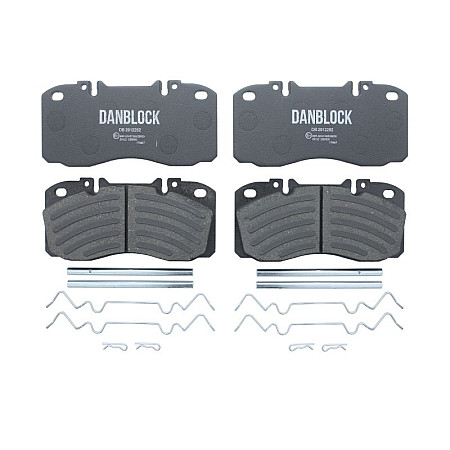 Set placute de frana Fata BREMBO IVECO EUROCARGO I-III 8040.25B.4200-F4AE3481D 01.91-09.15 DANBLOCK DB 2912282