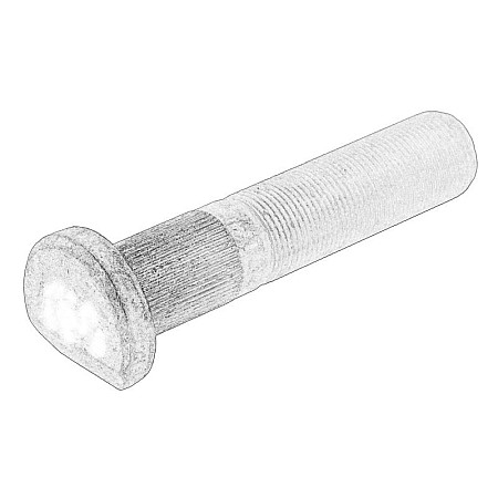 Bolt roata Wheel pin M22x15 thread length 109mm GIGANT OE GIGANT GIG703017763
