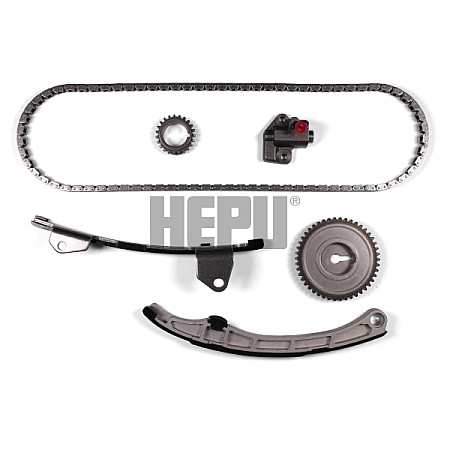 Chit lant de distributie Timing set chain + sprocket MAZDA 2 3 1.3-1.6D 10.03-06.15 HEPU HEP21-0453