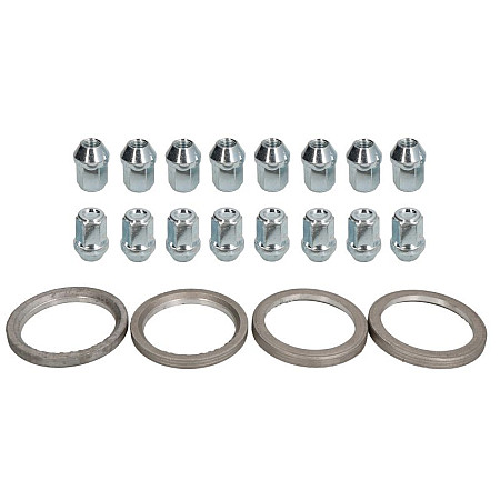 Trusa de montare a jantei de aliaj Fitting kit Z 76x596 N M12x15 K19 CLOSED 1 kit / 4 wheels - B/N qty 16 MAK MAK 8000000901