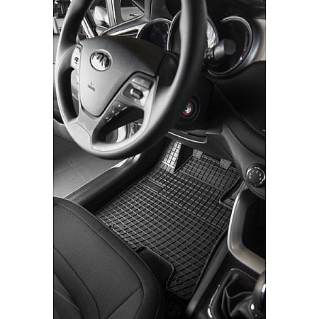 Set covorase cauciuc Floor mats Rubber 2 pcs BASIC set colour neagra IVECO S-WAY 07.19- MAMMOOTH MMT A040 410886