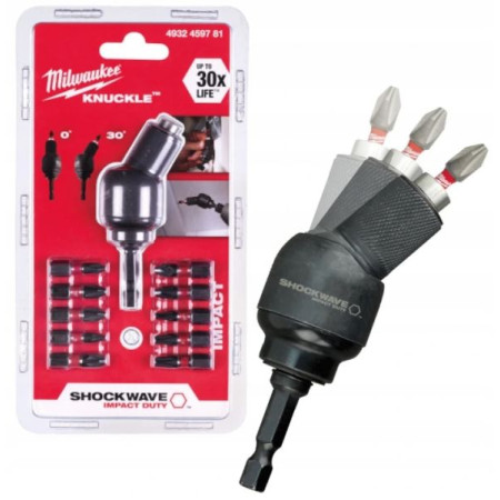 &quot;Tubulare si accesorii Adaptor / Brackets / Extension / Universal joint Hexagonal 1/4&quot;&quot; for impact bits for bits length: 40mm&quot; MILWAUKEE 4932459781