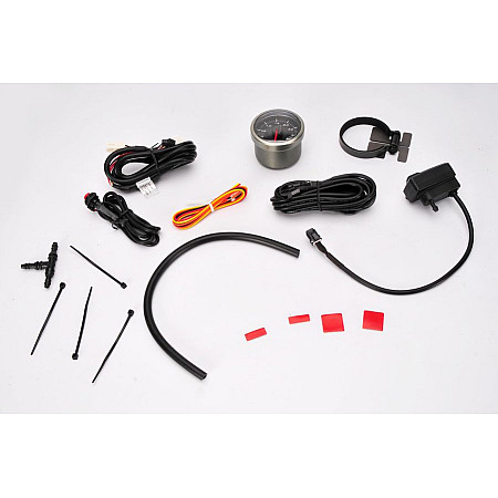Manometru DSD INDEX fonduri pentru a roti 52mm 3bar NEGRU TURBO STRI TUCS5210B