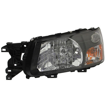 Far Lampa frontala Stanga H4 manual Statele Unite ale Americii fara ECE se potriveste SUBARU FORESTER 0103 0104 TYC 20 6434 00 1