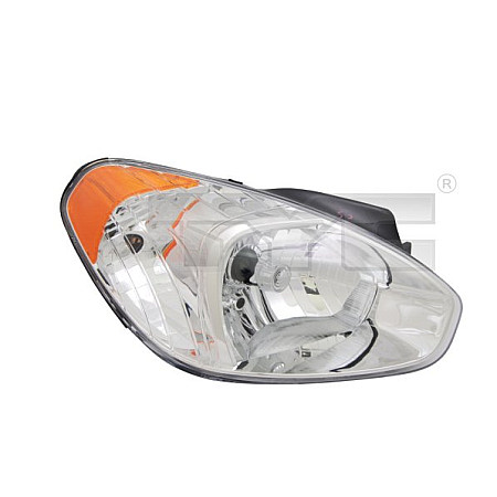 Far Lampa frontala Dreapta H4 electric fara motoras culoare insert: cromat HYUNDAI ACCENT III TYC TYC 20-12589-35-2